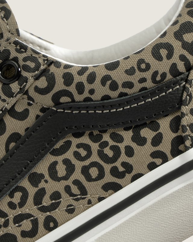 Tênis Old Skool Leopard Pink Velvet Infantil
