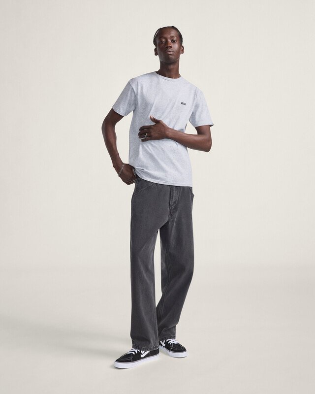 Calça Skate Check-5 Loose Denim Black Atiba Acurren