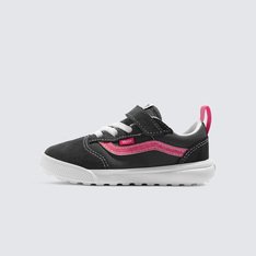 Máximo conforto e aliado de todas as rotinas para os pequenos. Esteja sempre pronto para o inesperado com o Tênis Ultrarange Gray Pink Infantil. Com um solado co-moldado construído em padrão tratorado em waffle - exclusividade Vans - ele maximiza a cobertura, aderência e durabilidade da borracha. A nova entressola UltraCush™ Lite traz conforto e leveza para o calce. O modelo de cano baixo possui cabedal com inspiração na silhueta do icônico Old Skool - em camurça, tecido e sintético - totalmente respirável, com biqueira e antepé de borracha renovado, deixando o calce no ajuste ideal, com amarração e fecho superior em velcro. O Exo Skeleton fornece apoio integrado nos dedos e na parede lateral medial, com uma trava de calcanhar para um ajuste seguro.Traz puxador em fita no calcanhar, facilitando o calce. Conforto e estilo para os pequenos, onde a única preocupação é se divertir.