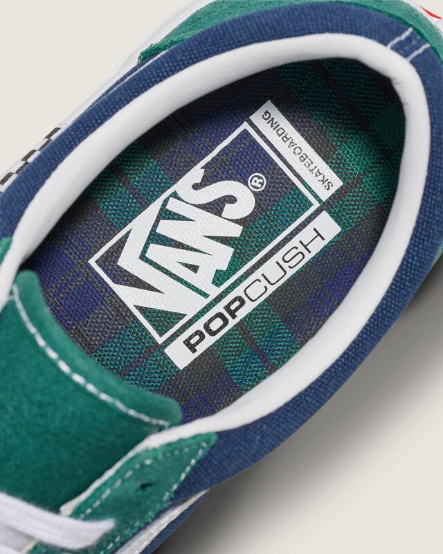 Tênis Old Skool Skate Tartan Green Blue