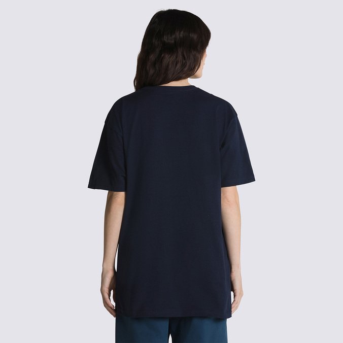 Camiseta Vans Classic Ss Navy White