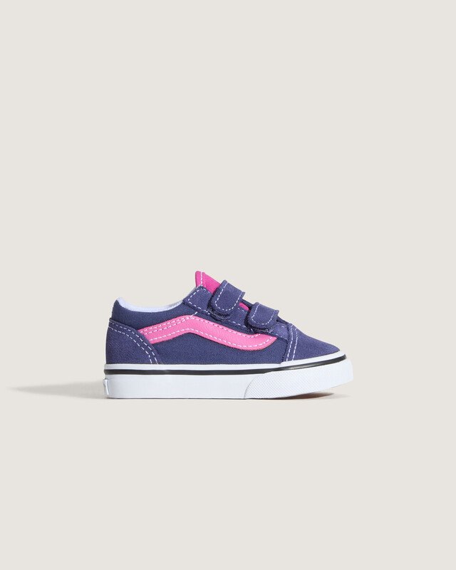 Tênis Old Skool Kids Duo Color Purple Pink Infantil