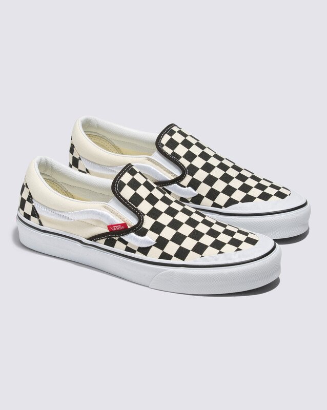 Tênis Slip-On Sidestripe Black Checkerboard