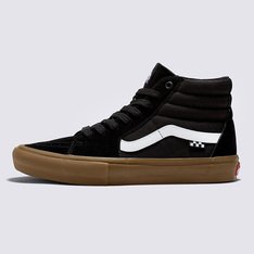 Skate Classics: Ultra resistência no interior para a prática do skate. Completamente redesenhada para o skate moderno, a coleção Skate Classics oferece mais do que os skatistas precisam para permitir evolução máxima. O cabedal de camurça e lona do Tênis Skate Sk8-Hi Black Gum oferece a aparência icônica que você deseja, trazendo todos os benefícios de desempenho que os skatistas exigem. Das subcamadas reposicionadas Duracap™ e palmilhas Popcush™ ao composto de borracha SickStick™, o tênis de skate tem cano alto e foi desenvolvido para suportar o impacto diário da prática de skate, mantendo você confortável entre as sessões. O modelo traz a nova etiqueta em checkerboard tradicional na lateral.