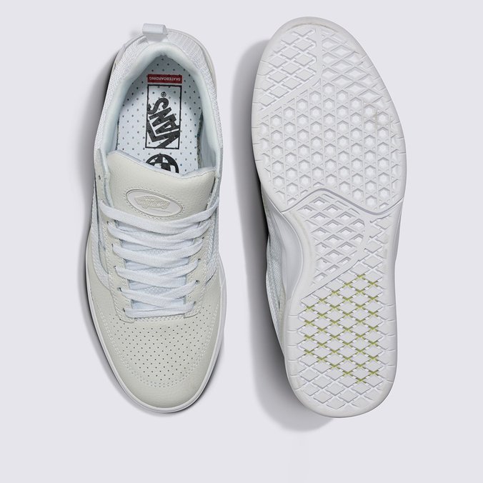 Tênis Skate Zahba Leather White White