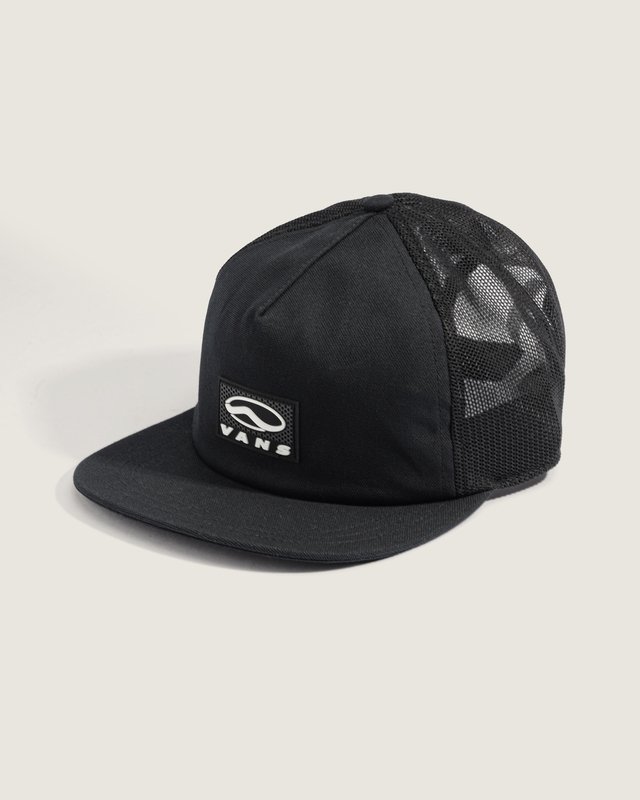 Boné Side Stripe Unstructured Trucker Black