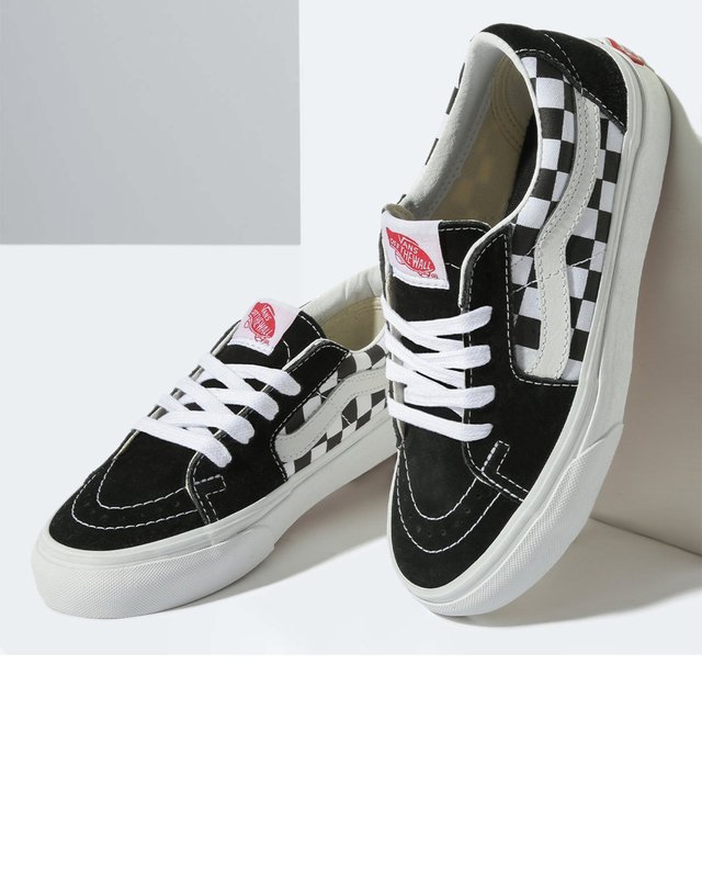 Tênis Sk8-Low Black Checkerboard