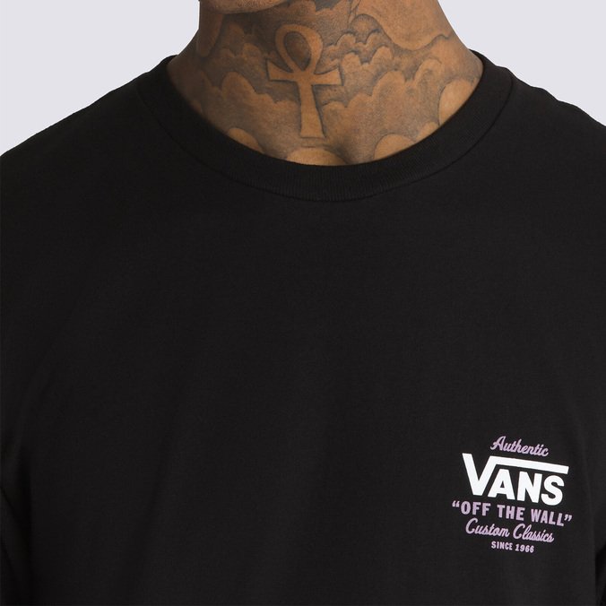 Camiseta Holder St Classic SS Black Lavender Mist
