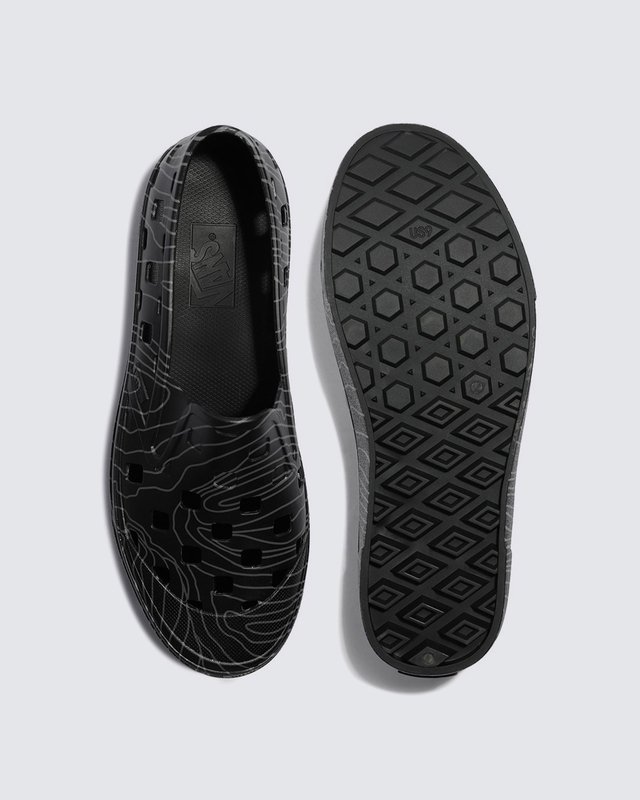 Tênis Slip-On Trk Vans X Nathan Florence Black Grey