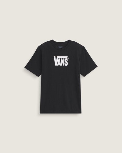 Camiseta Manga Curta Stretch Logo Basic Black Infantil apresenta gola careca e logo frontal estampado em construção de malha. O modelo aposta em toque macio e caimento natural, com elasticidade que favorece conforto e liberdade de movimento. Costuras reforçadas e acabamento limpo garantem resistência no uso diário, mantendo o visual básico e versátil que dialoga com o legado descontraído da Vans.