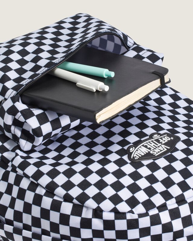 Mochila Old Skool Grom Black White Checkerboard