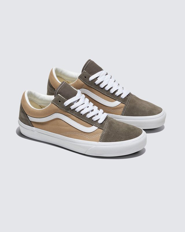 Tênis Old Skool Canvas Suede Block Brown