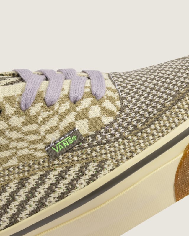 Tênis Authentic Lx Moto Knit Beige Brown