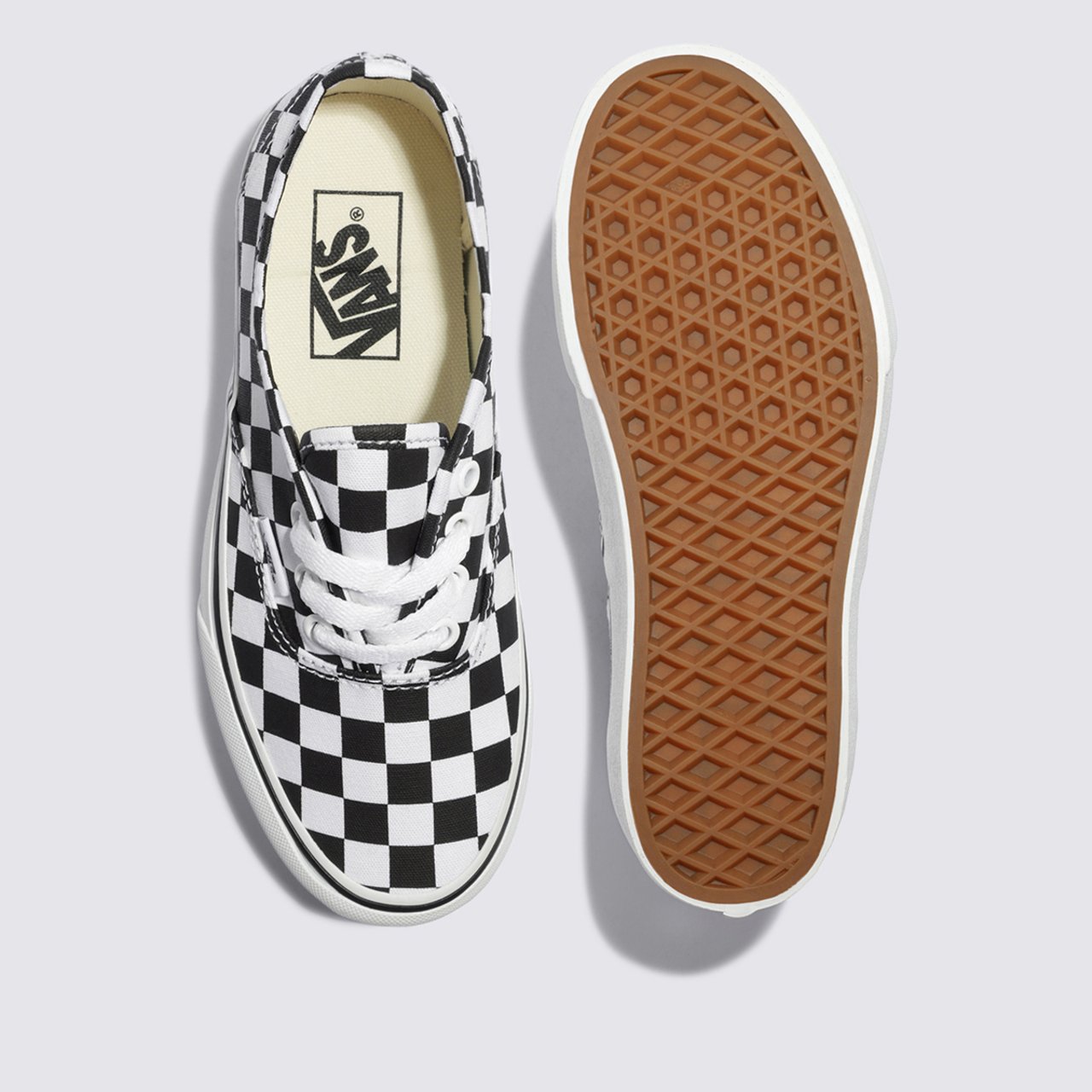 Vans authentic platform checkerboard hotsell