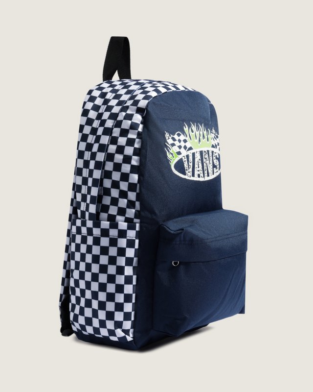 Mochila Old Skool Grom Deep Indigo Checkerboard Infantil