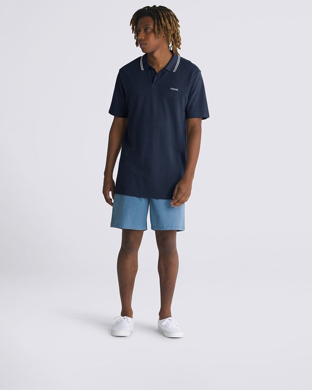 Camiseta Halecrest SS Polo Dress Blues