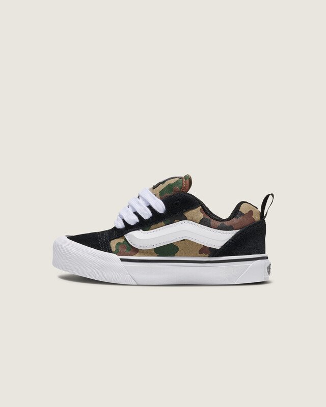 Tênis Knu Skool Kids Camo Black Green Infantil