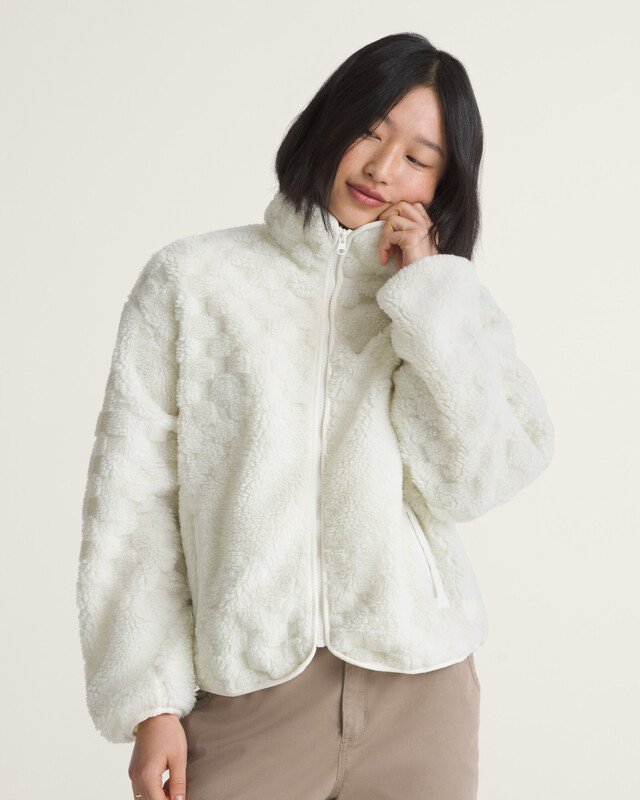 Jaqueta Queens High Pile Marshmallow