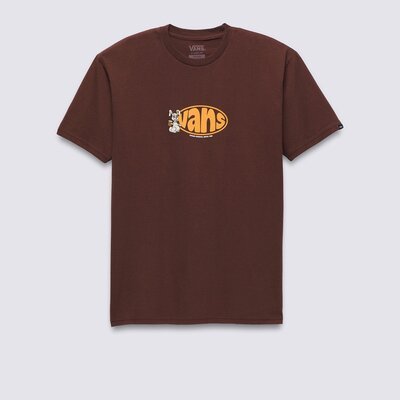 Arte e cultura de rua trazem referências icônicas para as peças clássicas da Vans. Confortável o bastante para usar todos os dias, a Camiseta Hopper Ss Bitter Chocolate com um toque descontraído, o modelo traz estampa frontal na altura do peito, de um coelho segurando um martelo, com assinatura vintage Vans®, em silk à base d’água. Em algodão, a camiseta de manga curta marrom possui gola redonda e aplicação de etiqueta tecida Vans® na manga.