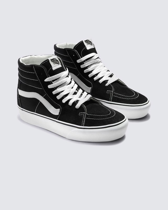 Tênis Sk8-Hi Plataforma Black True White