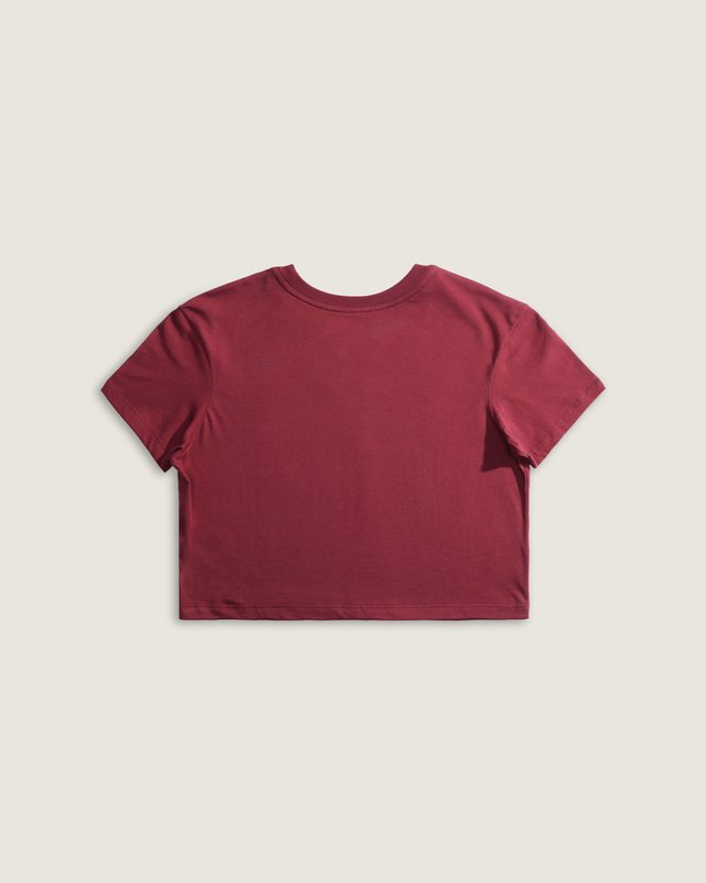 Camiseta Manga Curta Cropped Flying V Poppy Amber