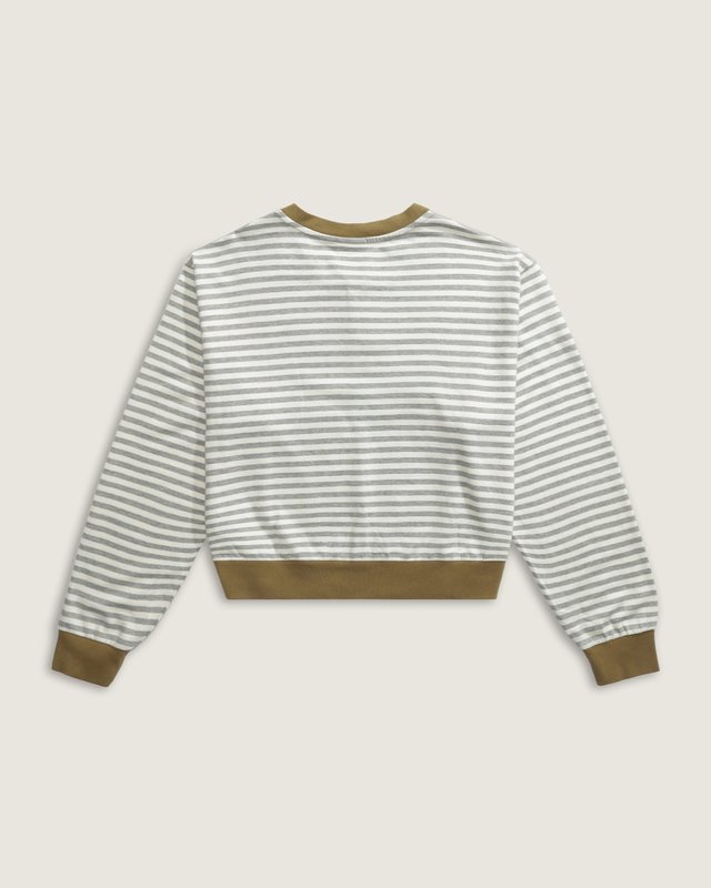 Moletom Molly Henley Pullover Marshmallow Cement Heather
