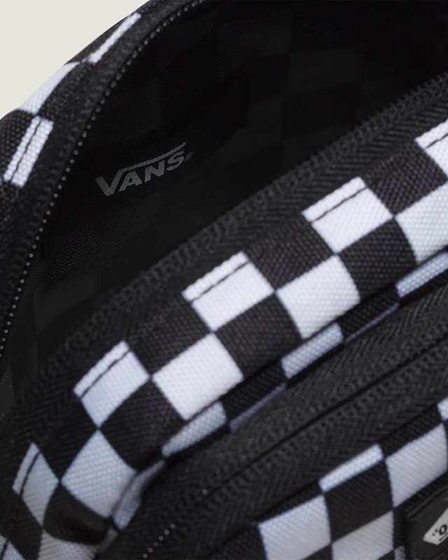 Bolsa Go Getter Crossbody Black White Checkerboard
