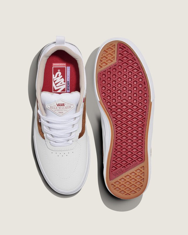 Tênis Kyle Walker Pro Skate Leather White Red