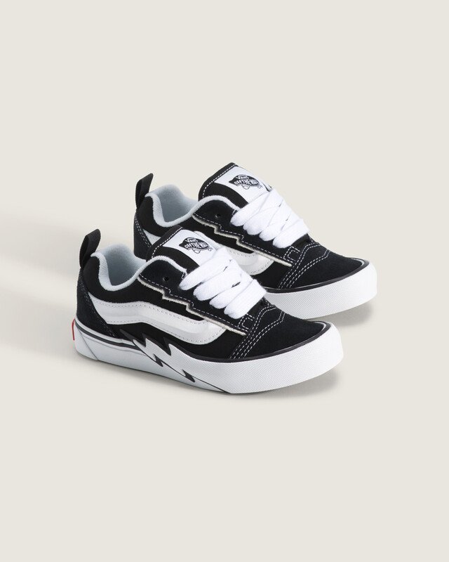 Tênis Knu Skool Black White Infantil