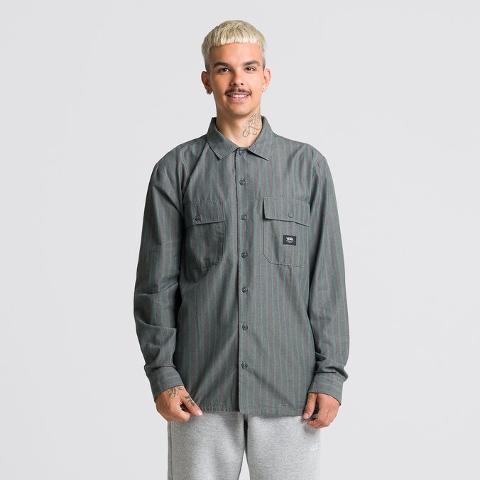 Camisa Caldwell Woven Asphalt