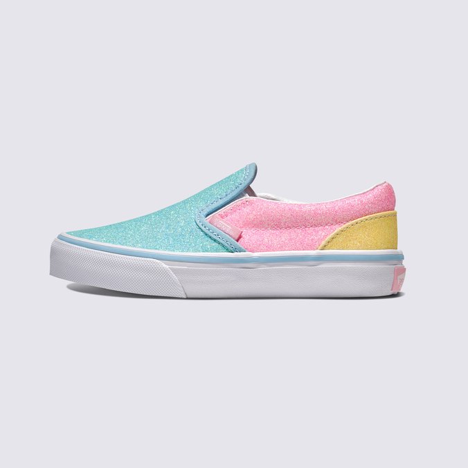 Tênis Slip-On Pastel Glitter Multi Infantil