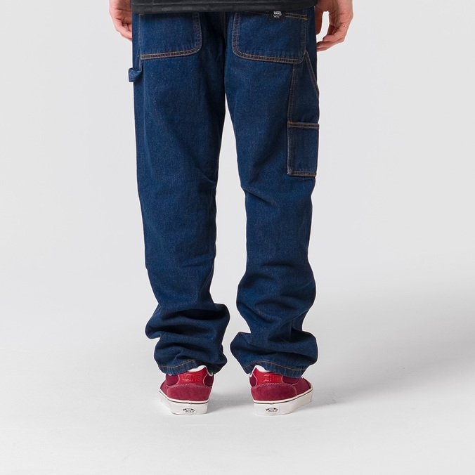 Calça Drill Chore Relaxed Carpenter Denim Pant Upland Dark Denim