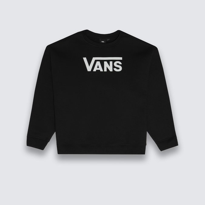 Moletom Classic V Oversized Crew SS Black