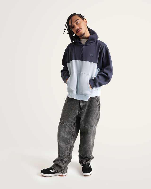 Moletom Vans X Rowan Quarter Zip Parisian Night Soft Slate