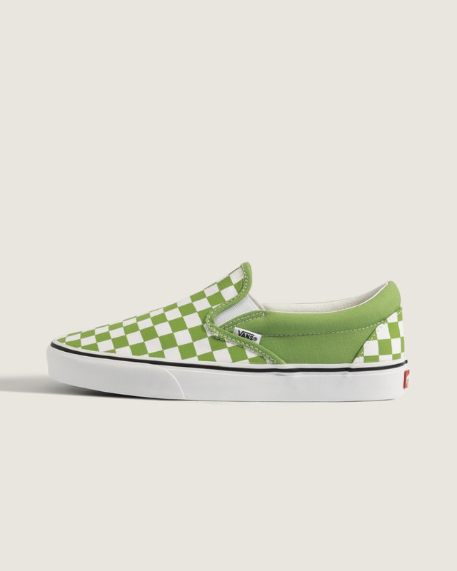Tênis Slip-On Color Theory Checkerboard Lime Burst