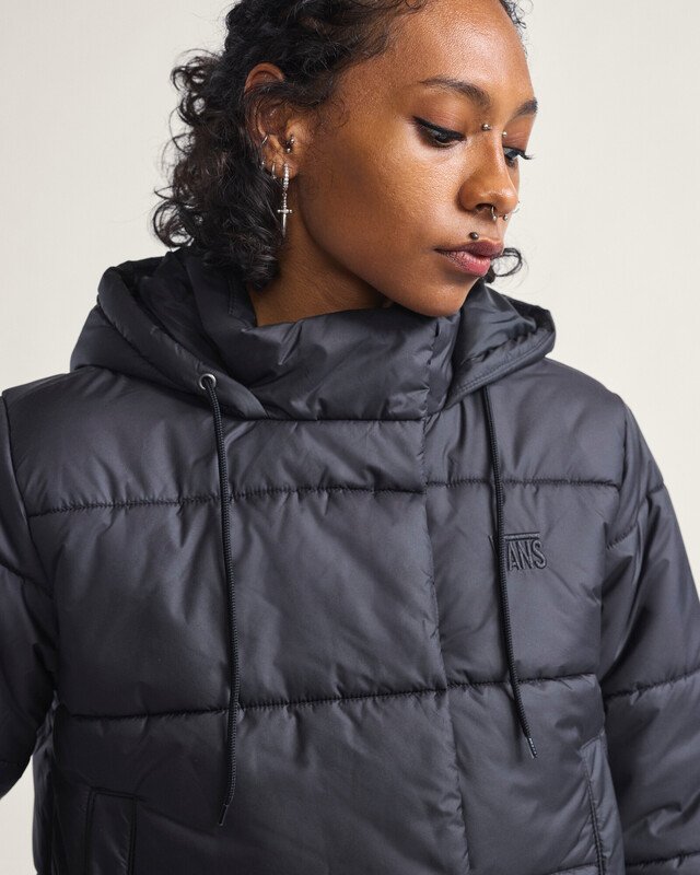 Jaqueta Mte Hillgate Cropped Puffer Black | Vans