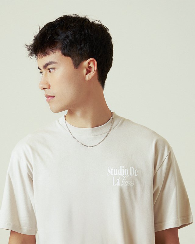 Camiseta Ss Studio Vans Taupe Mist