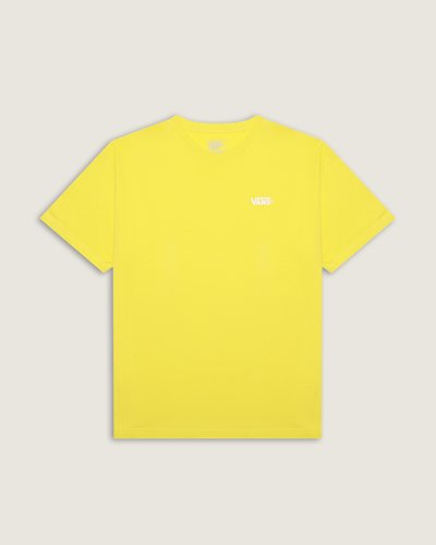 A Camiseta Manga Curta Left Chest Space Yellow é um básico assinado pela VANS, confeccionada em malha knit de algodão que garante toque macio e respirabilidade natural. Corte regular e gola redonda entregam caimento confortável e alinhado. O logotipo discreto no lado esquerdo do peito adiciona personalidade sutil. Construção reforçada nas costuras favorece resistência ao uso diário, combinando acabamento limpo com visual descomplicado.