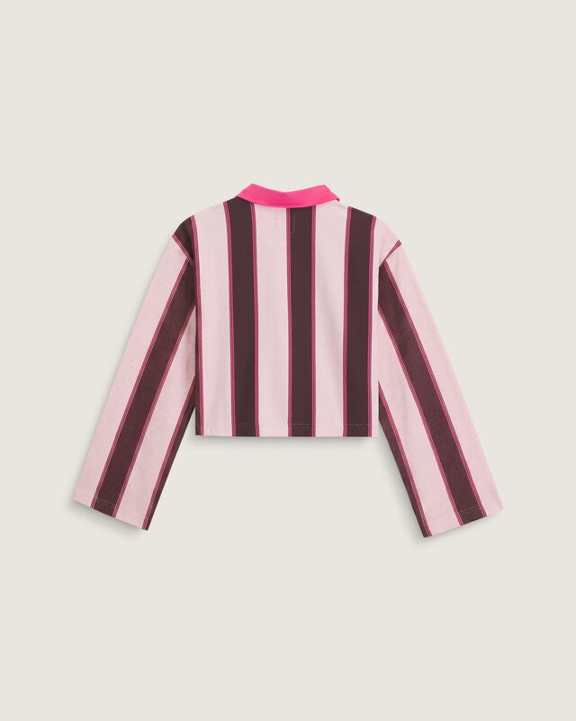 Camiseta Manga Longa Becky Rugby Coral Blush