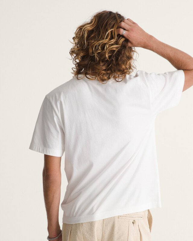 Camiseta Manga Curta Shrunken Premium Egret