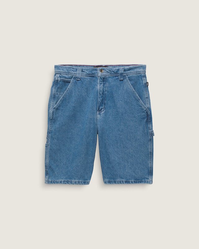 Bermuda Drill Chore Loose Denim Upland Stone Wash Blue
