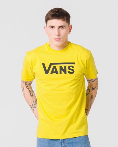 Fundada na Califórnia em 1966, a Vans está envolvida com a cultura de rua, artes, música e ligada ao skate e à evolução do esporte, sem perder a essência. Dos clássicos aos modernos, a Vans possui uma enorme variedade de modelos de tênis, roupas e acessórios, sempre mantendo o estilo "Off The Wall". A Camiseta SS Salt Wash Harvest Gold de manga curta, possui o logo Vans em "Drop V" estampado na altura do peito, em silk à base d’água. Traz etiqueta tecida Vans aplicada na manga, gola canelada, costura reforçada nos ombros e é confeccionada em 90% algodão e 10% poliéster.