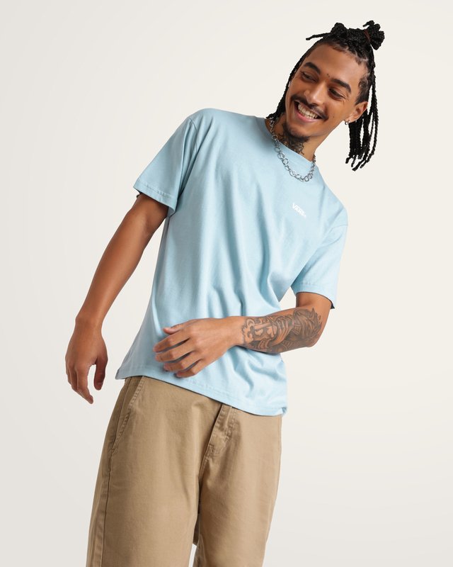 Camiseta Manga Curta New Left Chest Soft Slate
