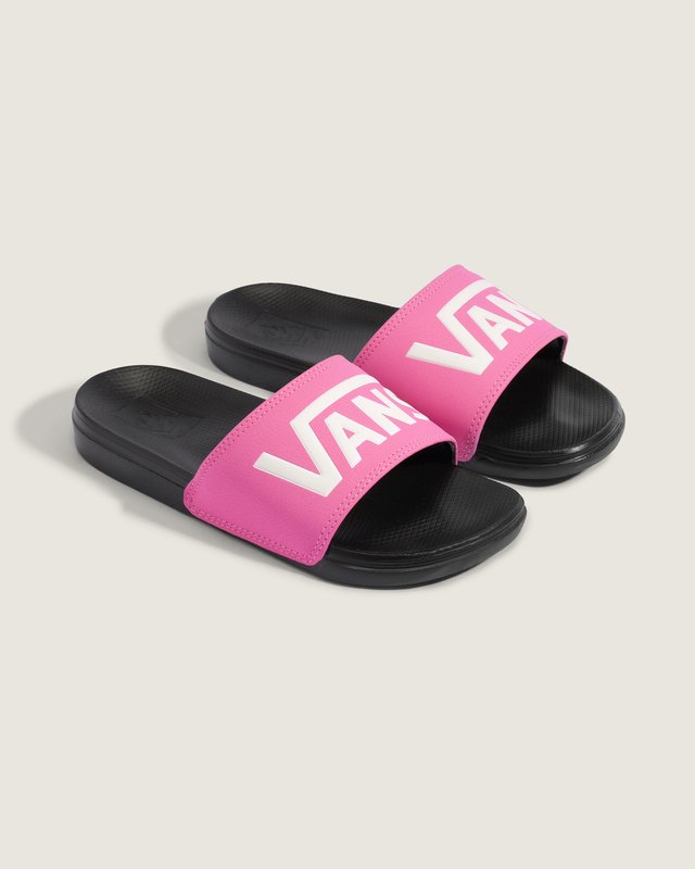 Chinelo Slide On Pink Fizz Black
