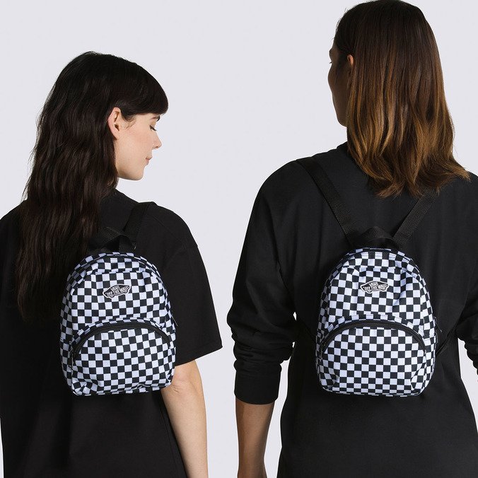 Mochila Got This Mini Black-White Checkerboard