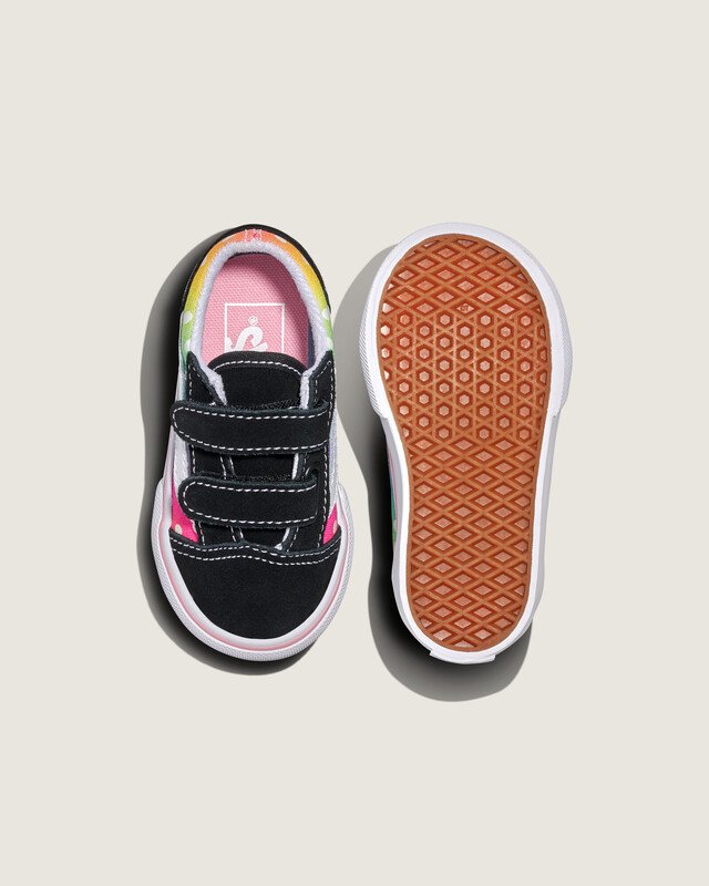 Tênis Old Skool Rainbow Glow Black Multi Infantil