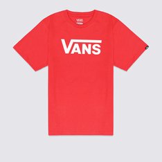 Tradição e originalidade estão presentes na cultura Vans e são referência para os pequenos. A camiseta masculina Vans Classic True Red White Infantil é um clássico Vans. Na cor vermelha, de manga curta, ela é confeccionada em 100% algodão. Traz o logotipo original Vans “Drop V” estampado na altura do peito em silk à base d’água. Com gola canelada, apresenta costura reforçada nos ombros e etiqueta Vans aplicada na manga. Toda autenticidade Vans para os pequenos aproveitarem todos os momentos com muito conforto e estilo.