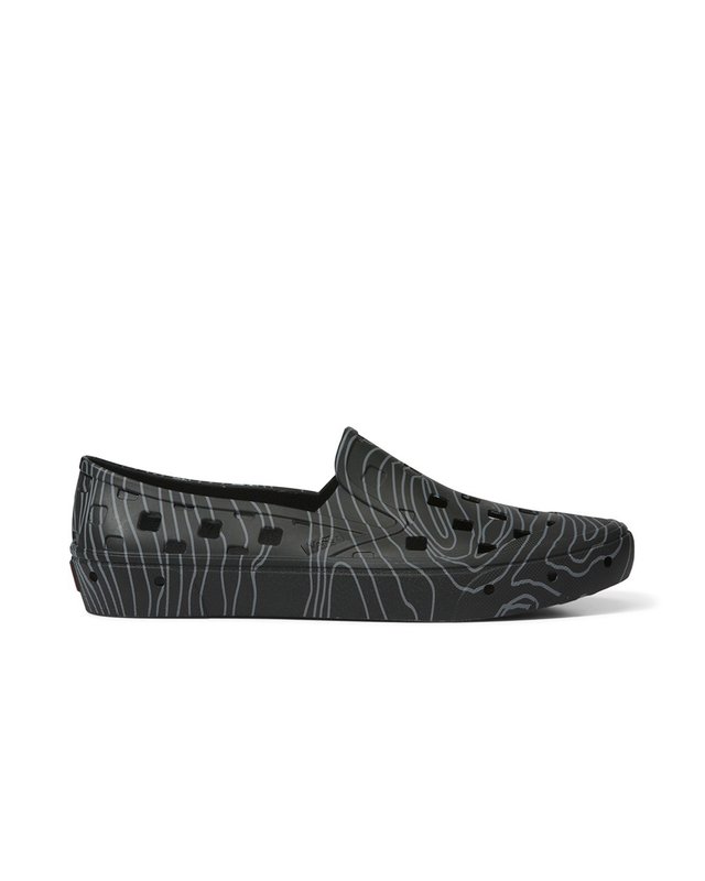 Tênis Slip-On Trk Vans X Nathan Florence Black Grey