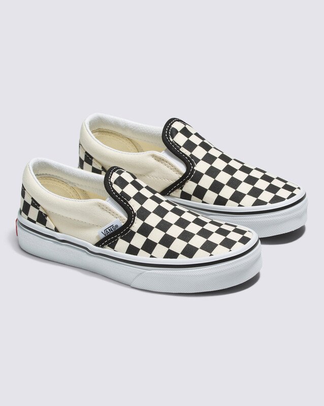 Tênis Slip-On Infantil Black White