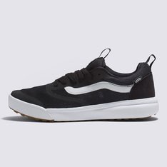 Uma nova adição à família Vans, o UltraRange Rapidweld foi a solução para a necessidade de nossos atletas de alto nível por um tênis versátil que proporcionasse conforto em longas viagens ao redor do mundo. Apresentando um composto de entressola UltraCush atualizado, que oferece o máximo em conforto e amortecimento, além de uma confecção de encaixe em forma de meia LuxLiner com partes internas sem costura para reduzir peso, atrito e pontos quentes, o Tênis UltraRange Rapidweld Black White apresenta uma estética limpa que o levará aonde quiser. Feito com cabedais de camurça sintética e tecido respirável, possui solado durável de borracha co-moldada e minitratorada para reduzir a cola e melhorar o acabamento.